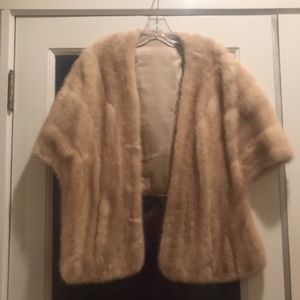Vintage Blonde Real Fur Stole